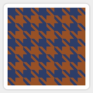 Little Critter Houndstooth - Brown and Navy Sticker